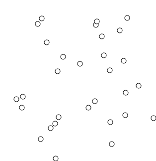 Kruskal's algorithm slowly building the minimum spanning tree.
